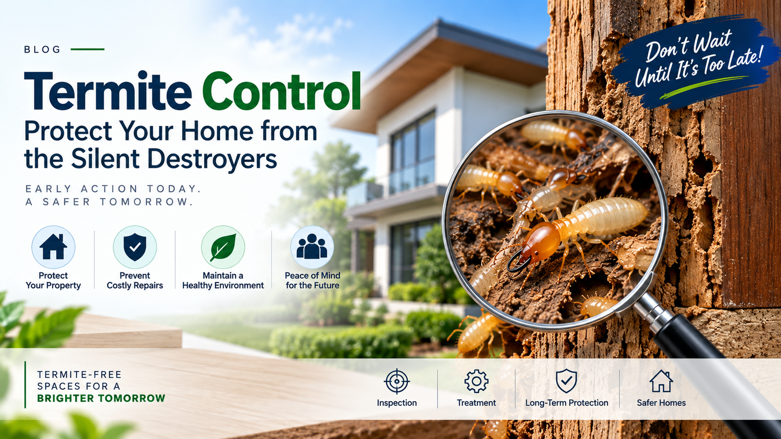 Don’t Wait Until It’s Too Late — Protect Your Property from Termites
